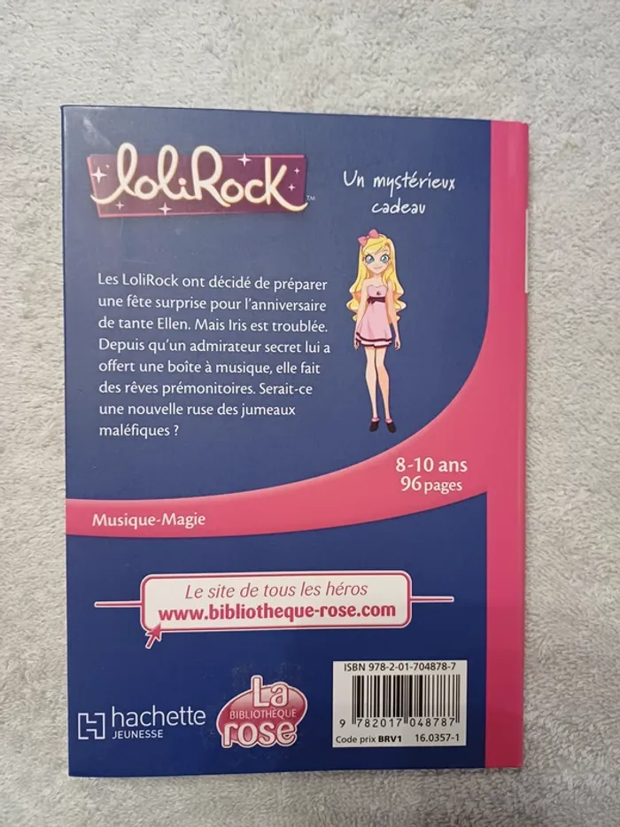 livre lolirock tome 18 un mystérieux cadeau (livre1)(familleac72) - photo numéro 2