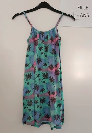 Robe palmiers 10 ans