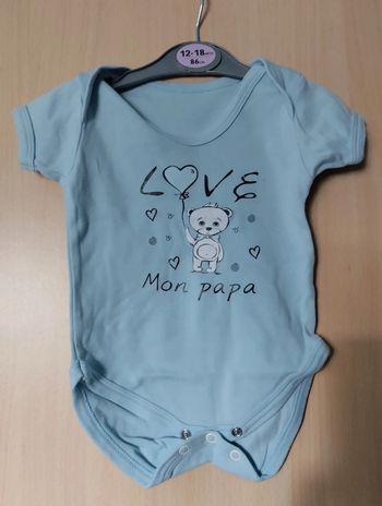 Body manches courtes 12mois