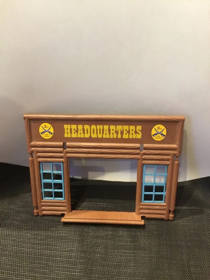 Playmobil façade quartier général fort Bravo pièces détachées western