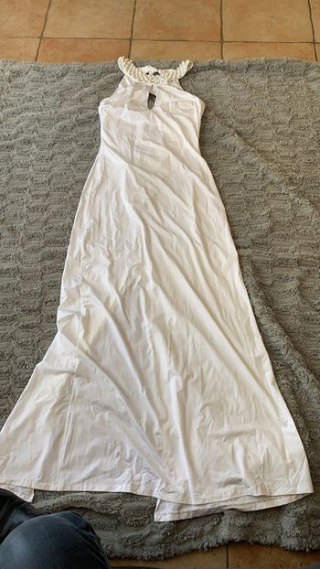 Robe blanche body intégré taille M