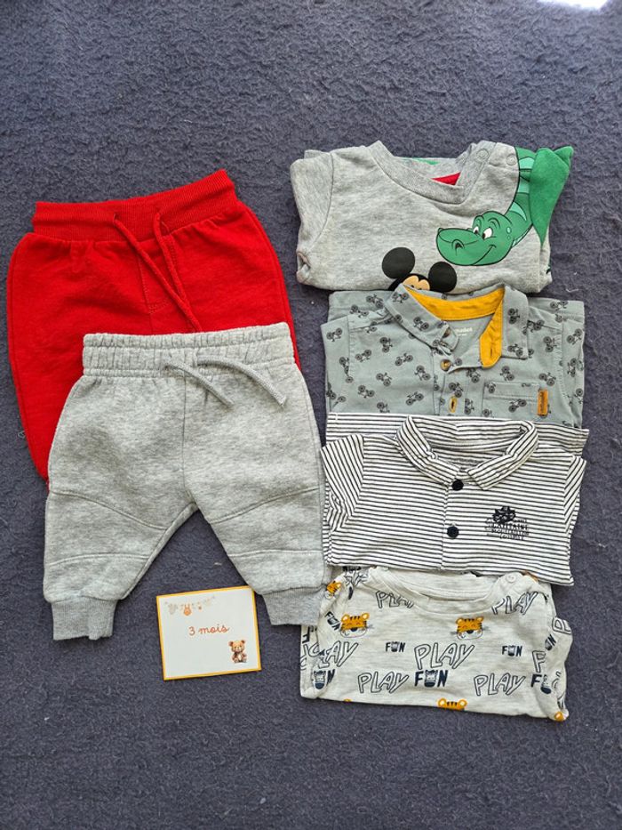 Lot Habits automne hiver garçon 3 mois