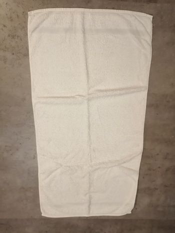 serviette blanche 46 x 90 cm