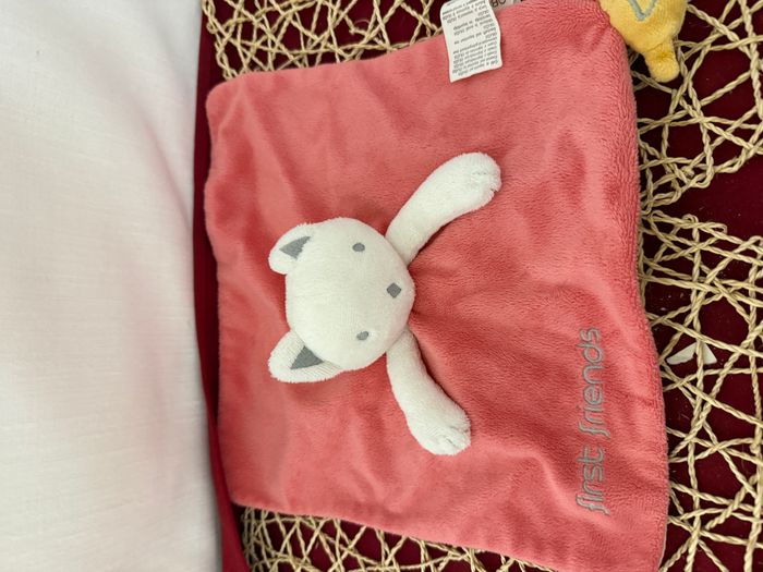 Chat OBAIBI doudou carré plat rose - photo numéro 3