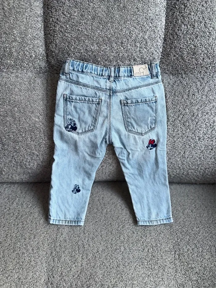 Jean bleu Disney Minnie Mickey Zara - photo numéro 4
