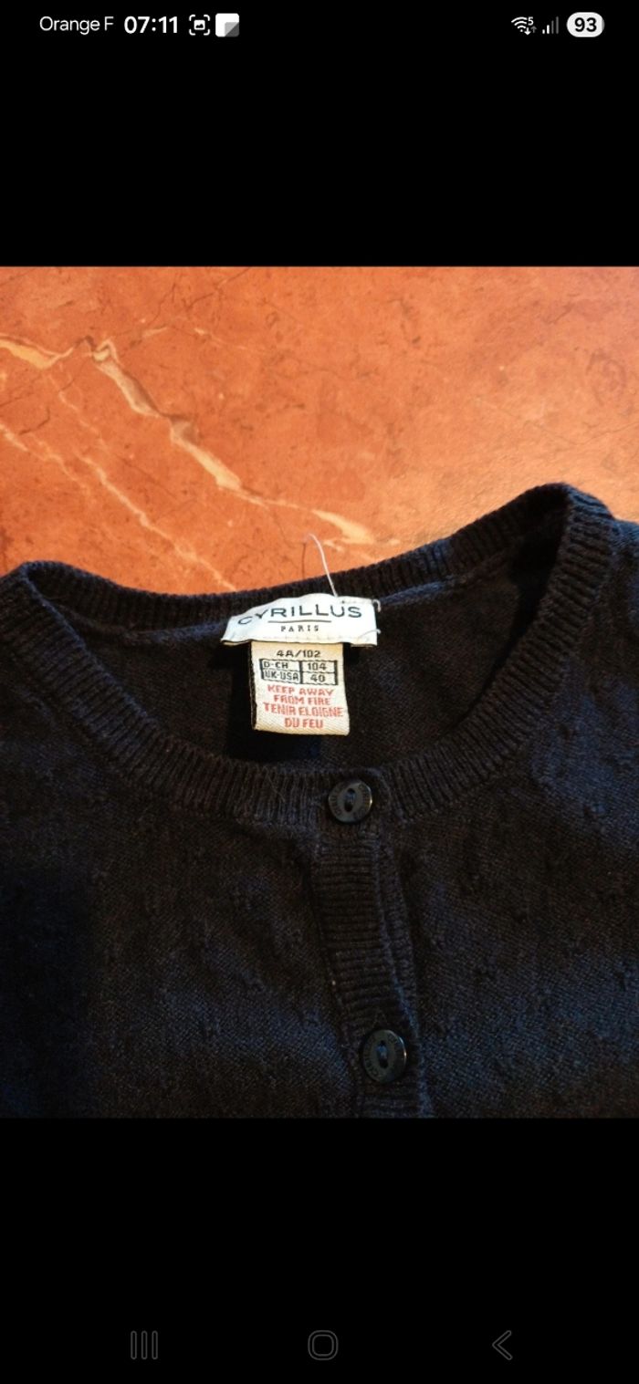 Gilet fille taille 4 ans - photo numéro 3