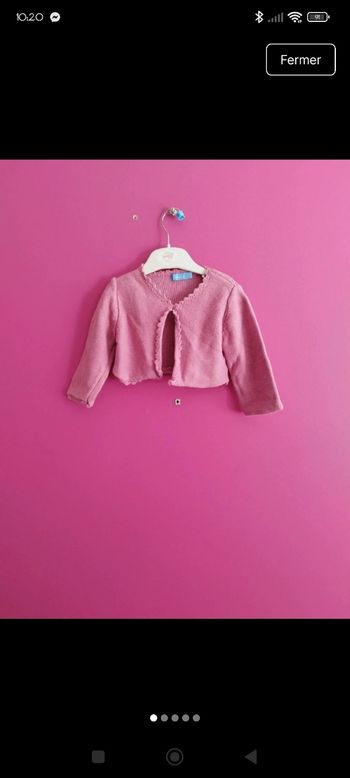 Gilet Tout simplement 9 mois b1 