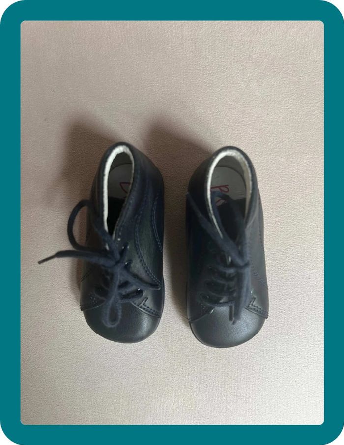 Chaussures cuir et semelles souples 1ers pas taille 19 - Bopy - photo numéro 5