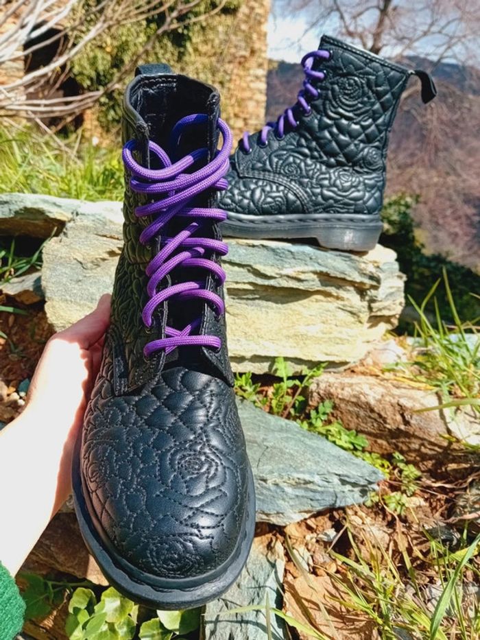 Dr. Martens Brauce roses effets capitonné 37 - photo numéro 3