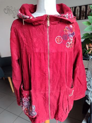 Manteau velours côtelé