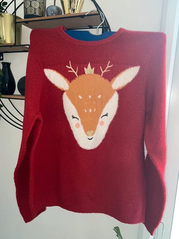 Pull de noël fille Vertbaudet 10 ans