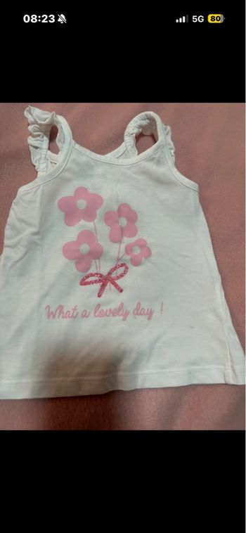 Débardeur fleur 