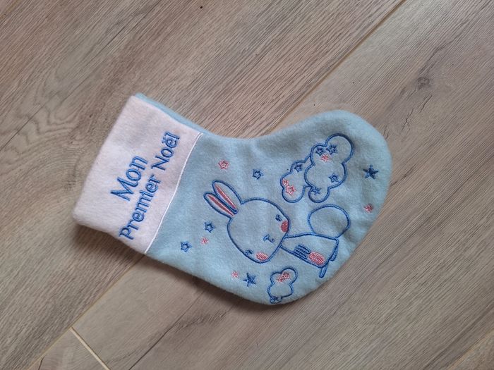 Botte de noel bébé décoration