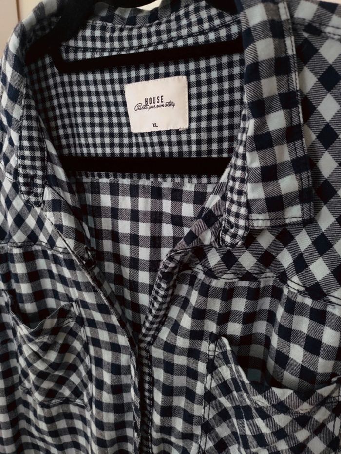 House chemise bleu marine XL - photo numéro 2
