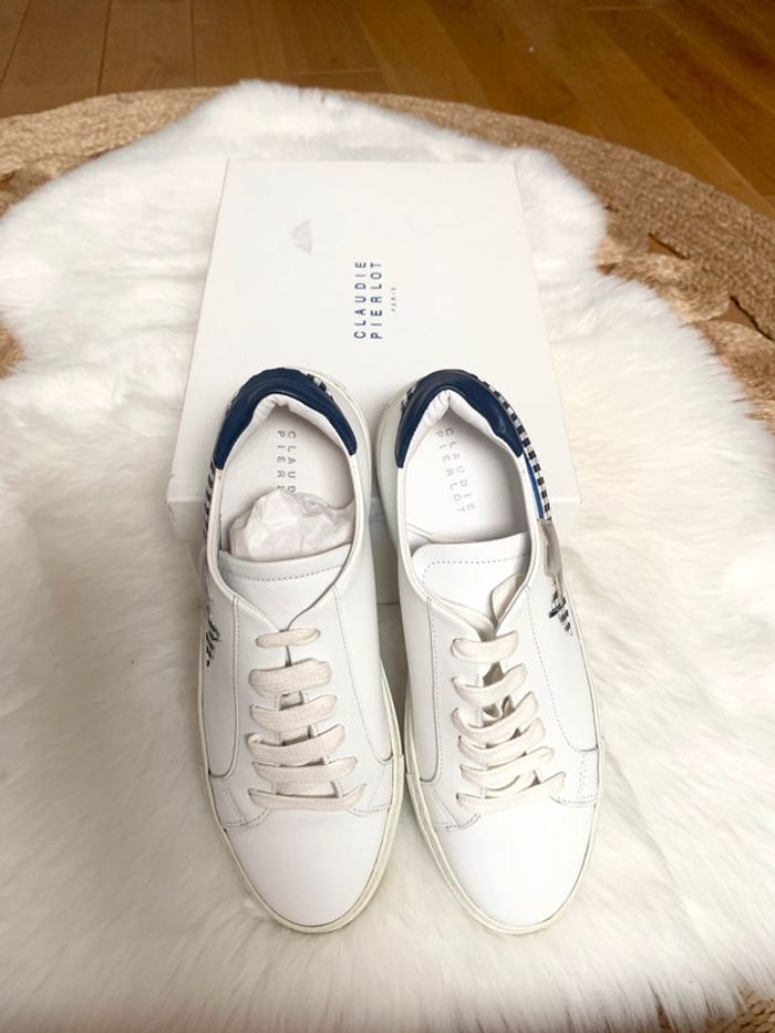 Superbe Basket en Cuir blanche | Claudie Pierlot Paris