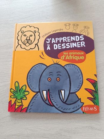 Livre j'apprends à dessiner les animaux d'Afrique