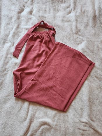 Pantalon à jambes larges / palazzo rose TU 36/40