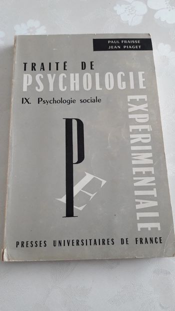 Traité de psychologie expérimentale