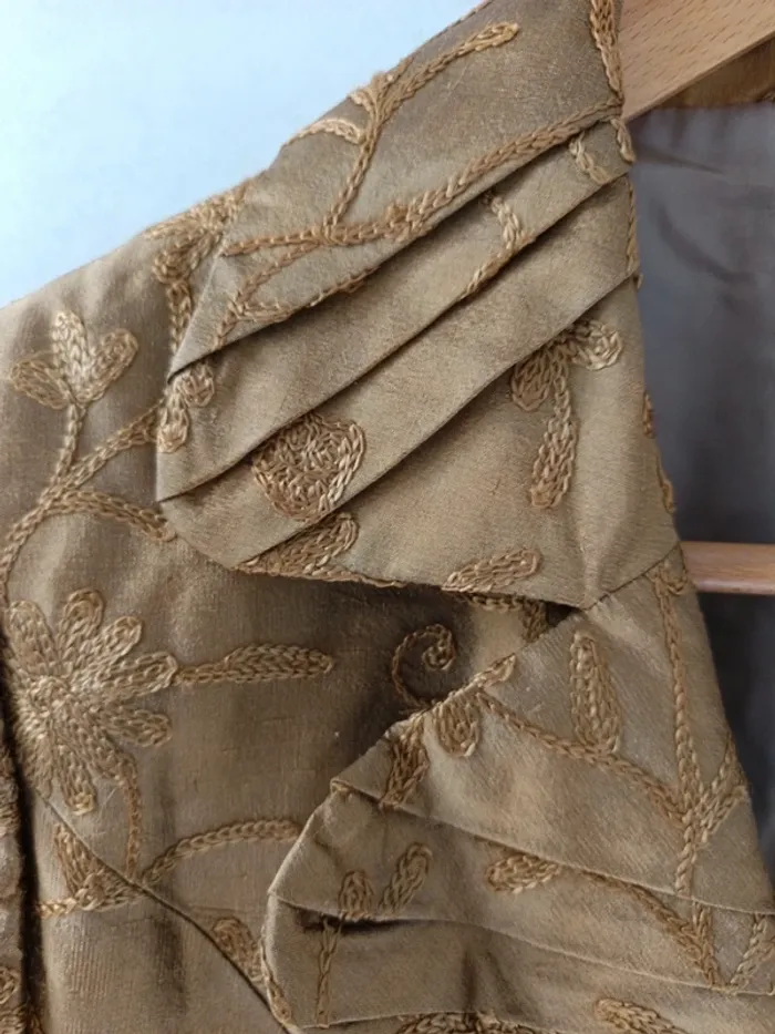 Veste Élégance t.44 100% soie - photo numéro 6