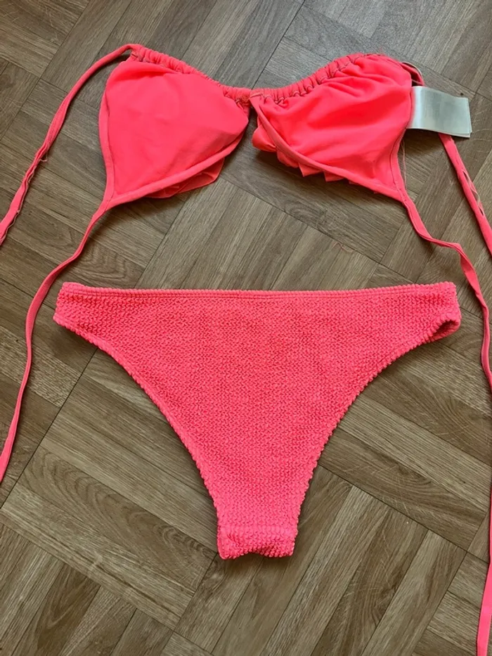 Maillot de bain 2 pièces rose H&M - photo numéro 6