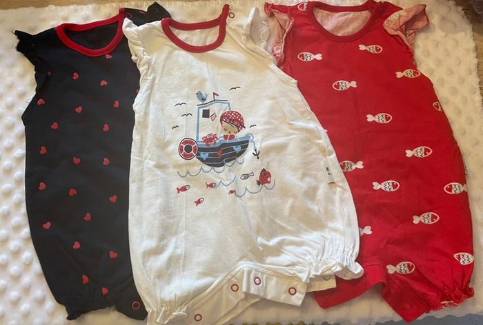 3 ensembles bébé 0-3 mois