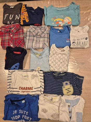Lot tee-shirts manches longues