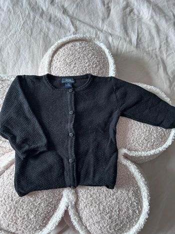 Gillet en maille noir