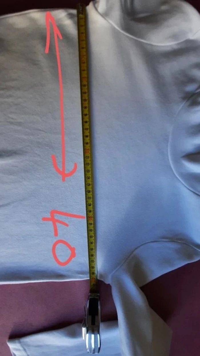 Sous pull blanc T. 12 - photo numéro 7