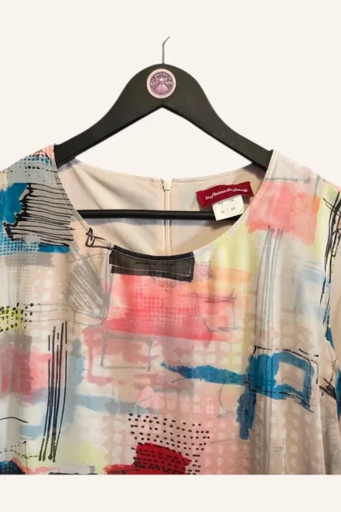 Robe été fluide en voile doublée T52 La maison du jersey - photo numéro 3