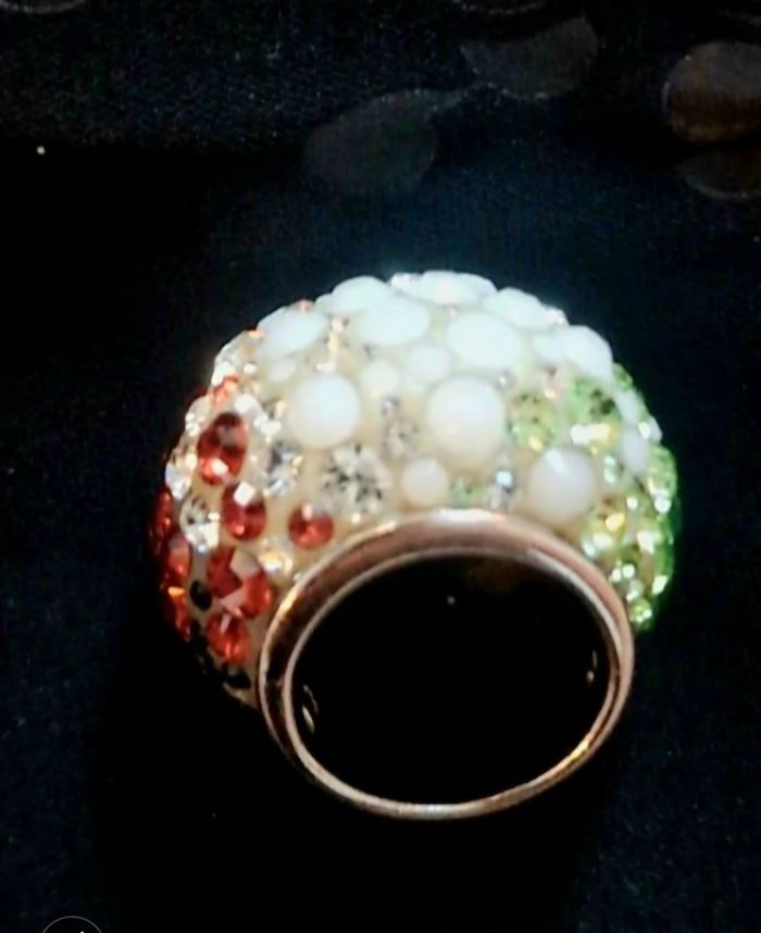 Superbe Bague cocktail Swarovski Authentique - photo numéro 2