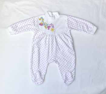 Pyjama velours vintage 6 mois
