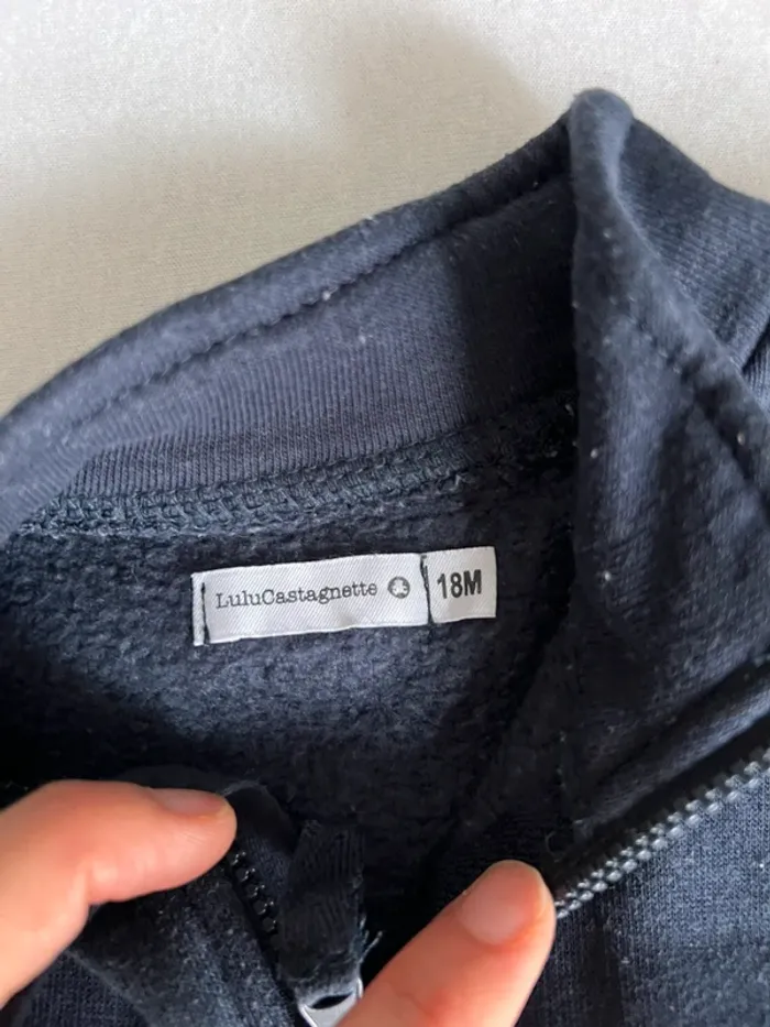 Sweat zippé lulu castagnette 18 M - photo numéro 4