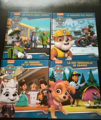 Lot 4 livres Pat patrouille