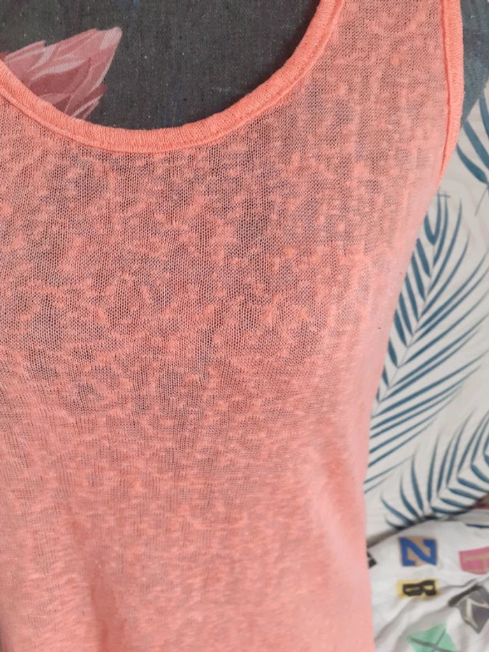 Debardeur corail S vintage - photo numéro 2