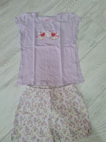 Pyjashort 7/8 ans fille