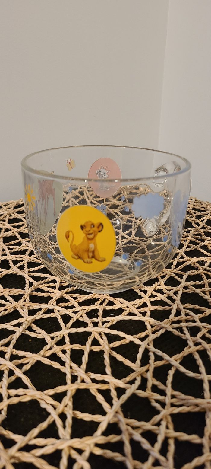 bol verre vintage figurines disney - photo numéro 4