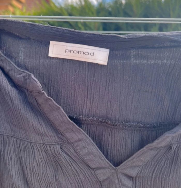 Blouse noire Promod – Taille estimée M – Très bon état - photo numéro 6