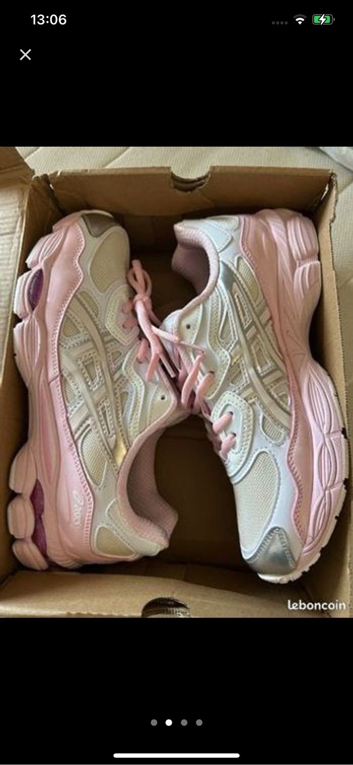 Asics gel nyc kicki yang zhang rose blanche 40 - photo numéro 2