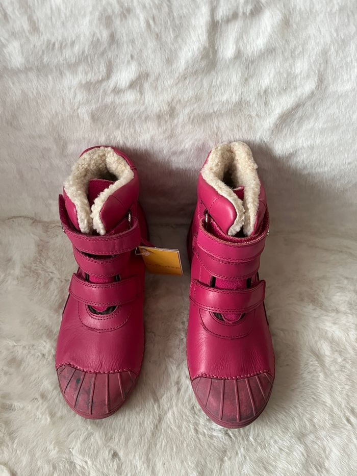 Bottines roses fuschia en cuir D.D.Step pointure 33 - photo numéro 5