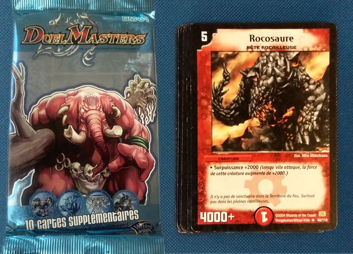 DUEL MASTERS Lot cartes DM-01/02 1ère édition 2004 FR