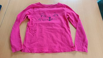 Haut manches longues fuchsia