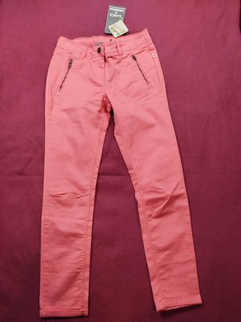 pantalon stretch fille rose 10 ans orchestra neuf