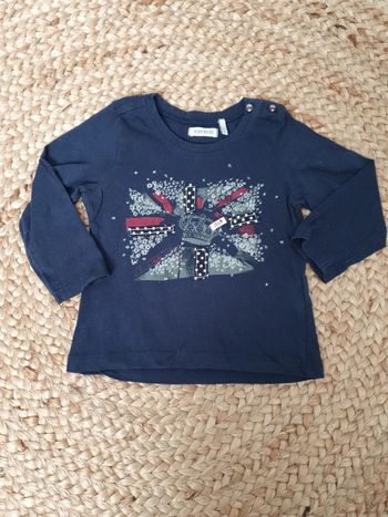 Tee-shirt manches longues ikks 12 mois