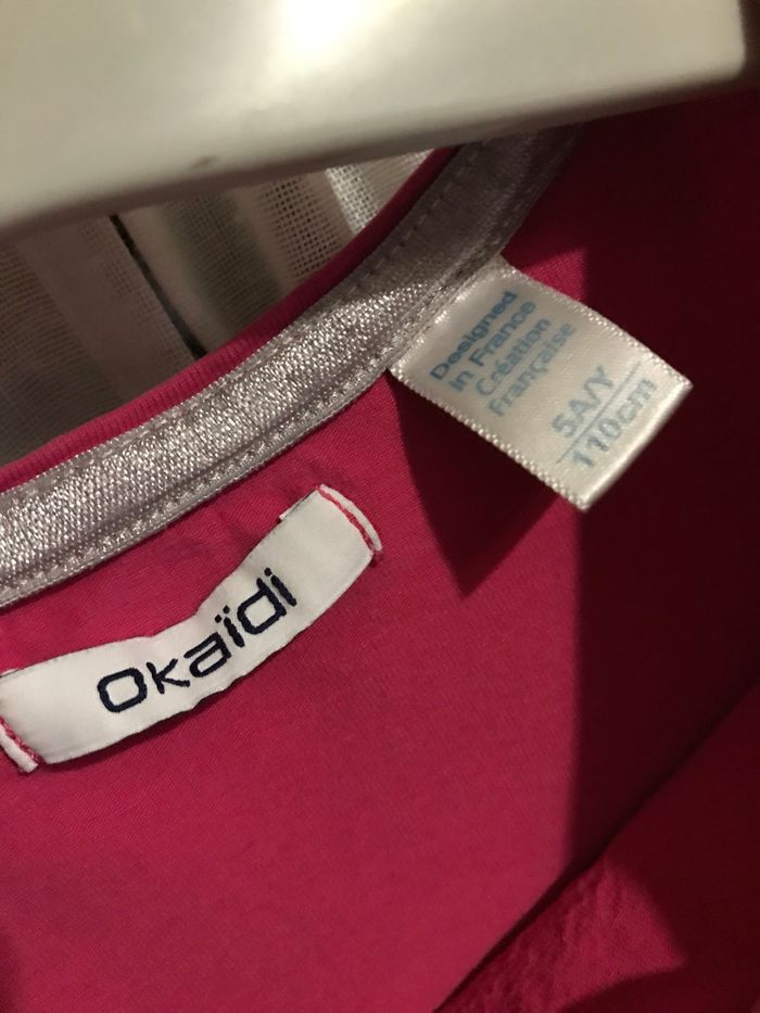 T-shirt fuschia 5 ans Okaidi - photo numéro 4