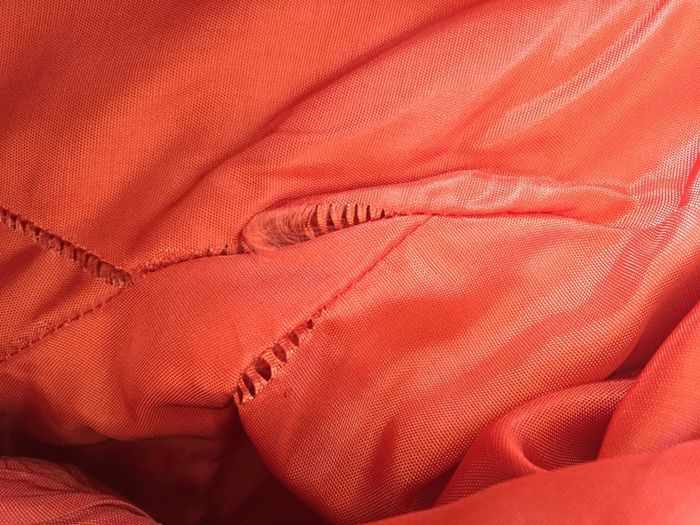 Vintage-Veste orange courte, cintrée-Loona Couture - photo numéro 6