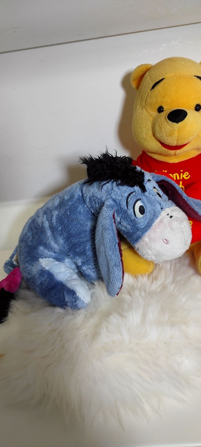 2 peluches Winnie ourson et bourriquet  Disney - photo numéro 5