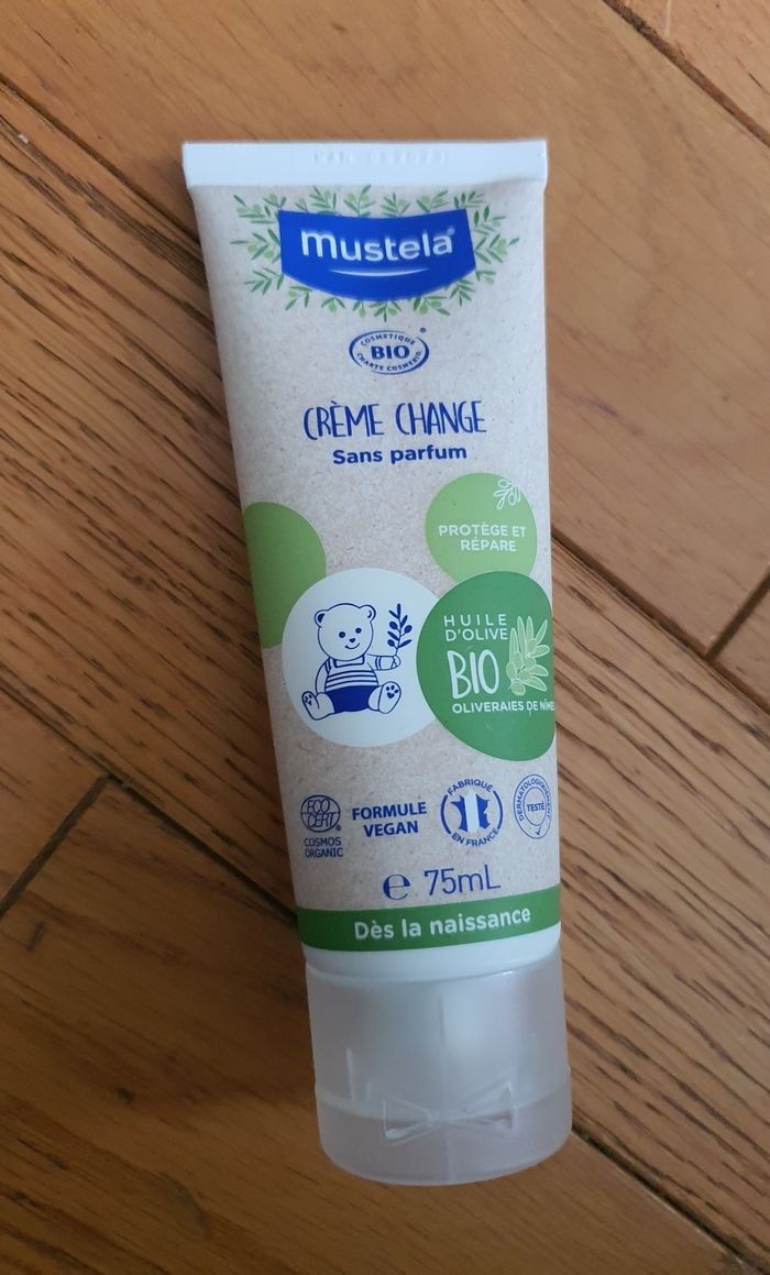 Crème de change Mustela bio 75mL