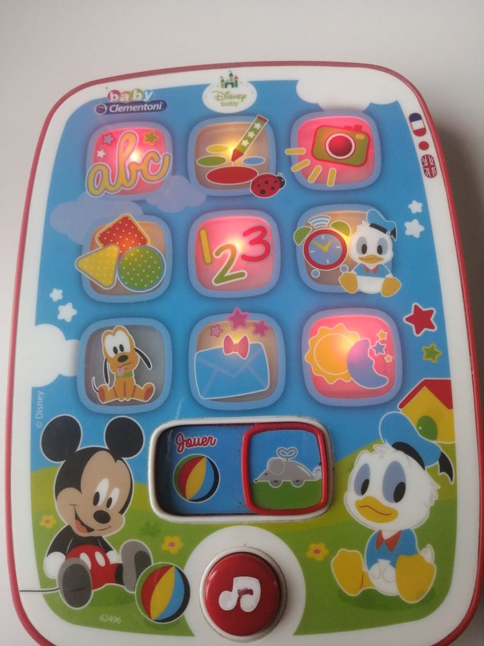 tablette éducative disney baby français anglais - photo numéro 7