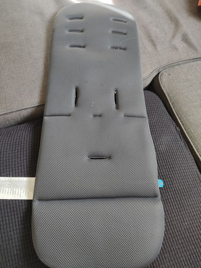 Assise matelassé poussette lila - photo numéro 3