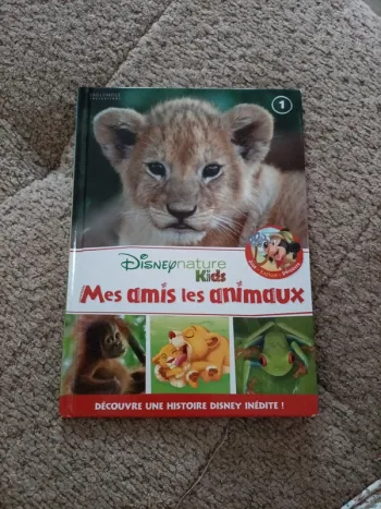 Livre Disney nature kids mes amis animaux n°1